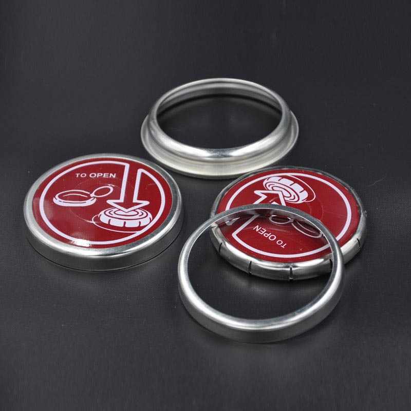 圆型封印指压盖 - 铁圈封印指压盖 - 圆形铁封圈指压盖 - 圆型封印指压盖