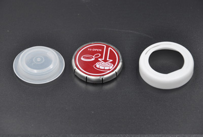 塑料拉环封印指压盖